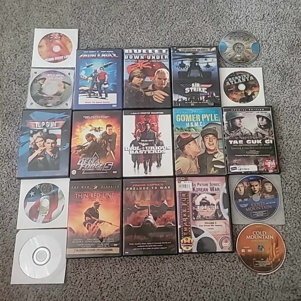 Action and War Movie DVD Collection